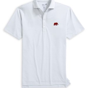 Johnnie-O Grey Stetsons Mesh Elephant Knit