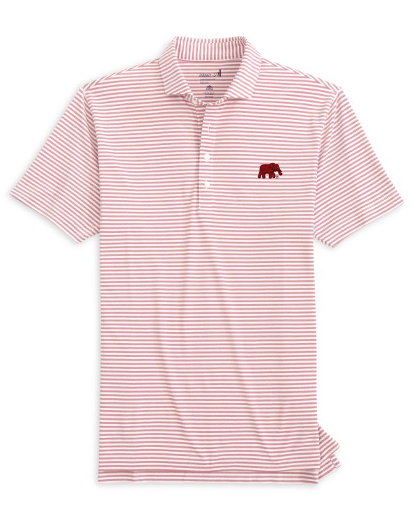 Johnnie-O Crimson Stetsons Mesh Elephant Knit