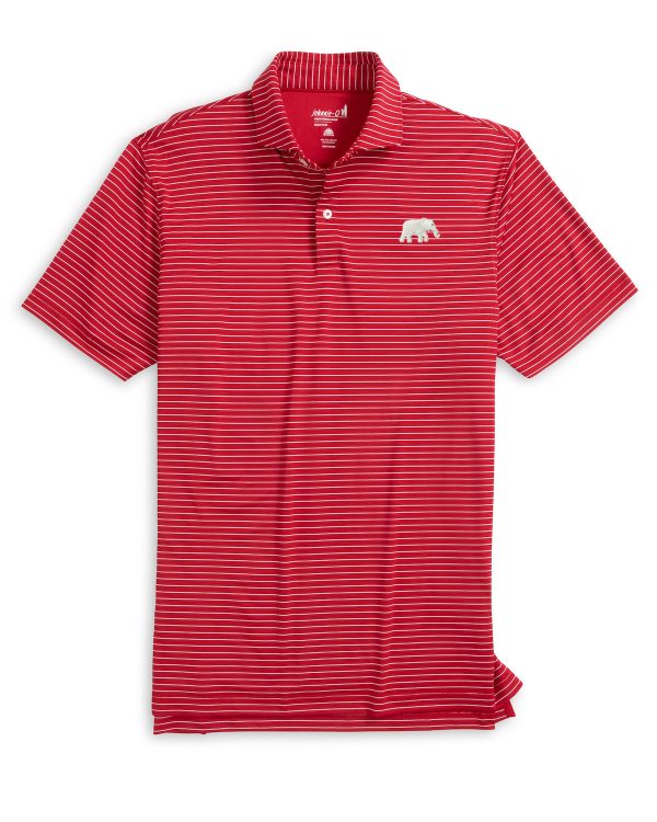 Johnnie-O Crimson Beau Stripe Elephant Knit
