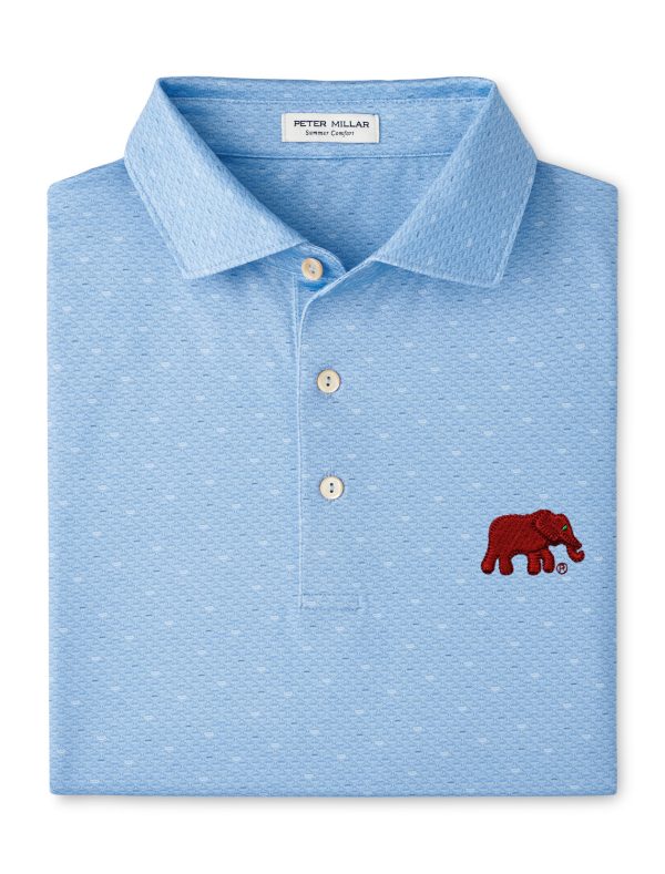 Peter Millar Light Blue Football Elephant Knit