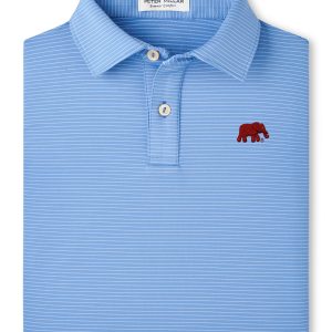 Peter Millar YOUTH Light Blue Highland Stripe Elephant Knit