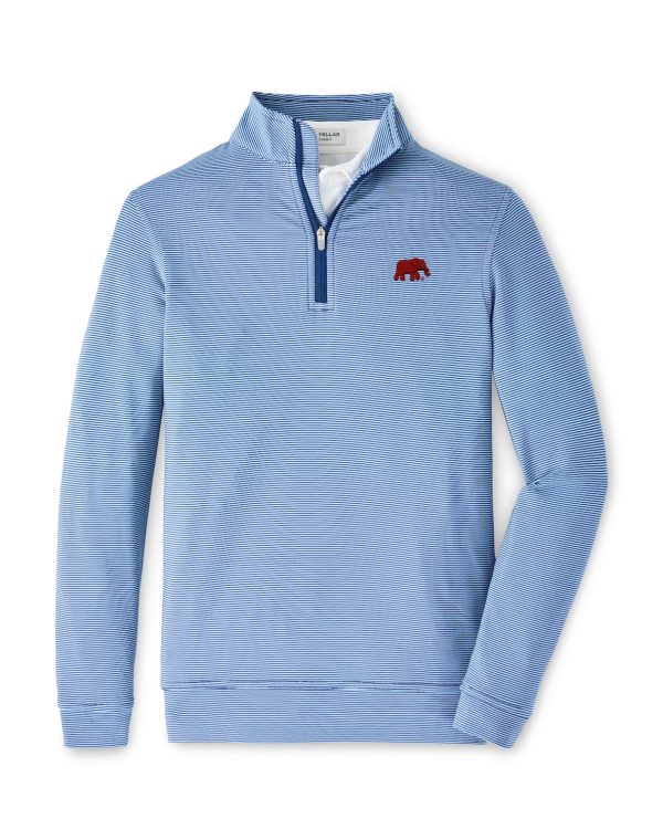 Peter Millar YOUTH Light Stripe Blue Perth Elephant Pullover