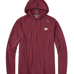 TASC Brick Heather Carrollton Elephant Hoodie