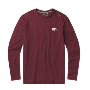 TASC Brick Heather Carrollton Elephant Long Sleeve T-Shirt
