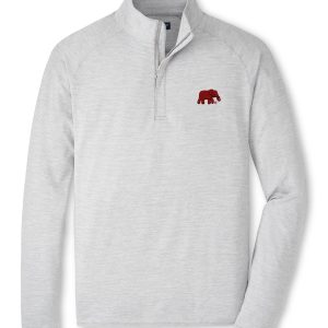 Peter Millar Gale Grey Stealth Stripe Elephant Pullover-TAILORED