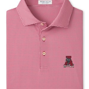 Peter Millar Crimson Border Vault "A" Polo