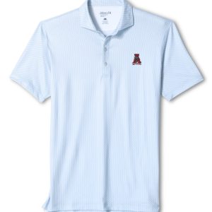 Johnnie-O Blue Hex Vault "A" Polo