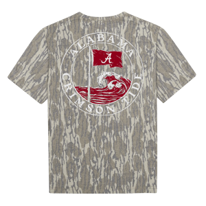 Camo Alabama Wave Circle T-Shirt